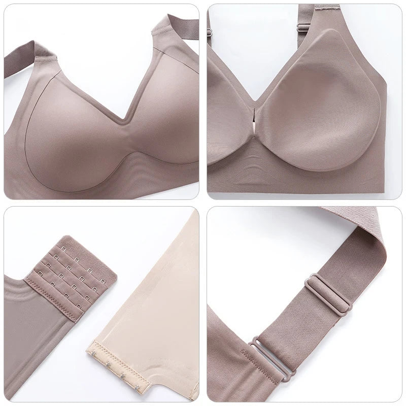 Plus Size Seamless Push Up Bra